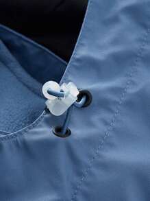 Men Ski Jackets Removable Hooded Raincoat With Fleece Jackets Snow Coat Warm Waterproof Mountain Windbreaker - Blue - View 5