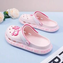 Cute Cat Design Breathable Mesh Slip-On Sandals, Summer Wear For Women, Non-Slip, Beach, Nurse Shoes