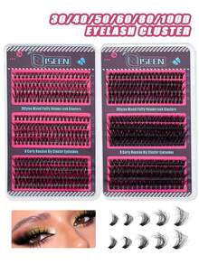 Książka o rzęsach o różnych długościach, przedłużanie rzęs w kępkach DIY, ekspozytor sztucznych rzęs do salonów makijażu, tacki na pojedyncze rzęsy w wielu rozmiarach, książka o kępkach rzęs, przedłużanie sztucznych rzęs, przedłużanie rzęs w kępkach DIY w domu, makijaż - D - Zobacz 1