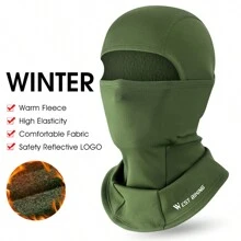 1 件 WEST BIKING 男女通用冬季保暖头饰，摩托车和自行车防风面罩，适合骑自行车、滑雪和骑行 - 彩色 - 查看 18