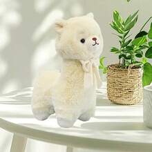 1 pieza Muñeco de peluche suave de alpaca adorable, regalo de cumpleaños, recuerdo para fiesta de niños - Multicolor - Ver 9