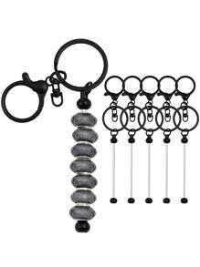 5 Pieces Keychain Bars For Beads - DIY Beadable Keychains Bars Making - Beadable Keychain - View 22