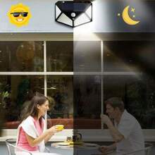 100 LED Solar Light With Sensor Waterproof Garden - Nhiều màu - Xem 7