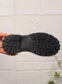 2024 Novos Sapatos Pequenos De Sola Grossa Estilo Britânico De Verão Para Mulheres, Mocassins De Plataforma Retro Da Moda Ins, Antiderrapantes