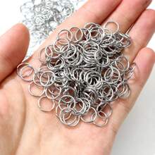 100/200个 3-10mm 不锈钢金色开口圈 DIY 首饰配件 单环开口圈 - Jump rings - 查看 5