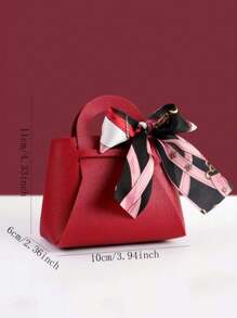 1 gói/5 chiếc/10 chiếc Túi đựng kẹo cưới bằng ruy băng da cao cấp tự làm, Hộp đựng kẹo tặng đám cưới, Thích hợp làm quà cưới, Kẹo tiệc ngày lễ, Túi đóng gói quà tặng, Hộp đựng kẹo sinh nhật, Ngày lễ Ba Vua, Ramadan, Lễ Phục sinh - Nhiều màu - Xem 18