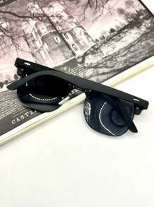 CLUBMASTER Style Men's/Women's - Black - View 5