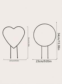 1pc/3pcs Circular Iron Garden Trellis Climbing Plant Support Spike