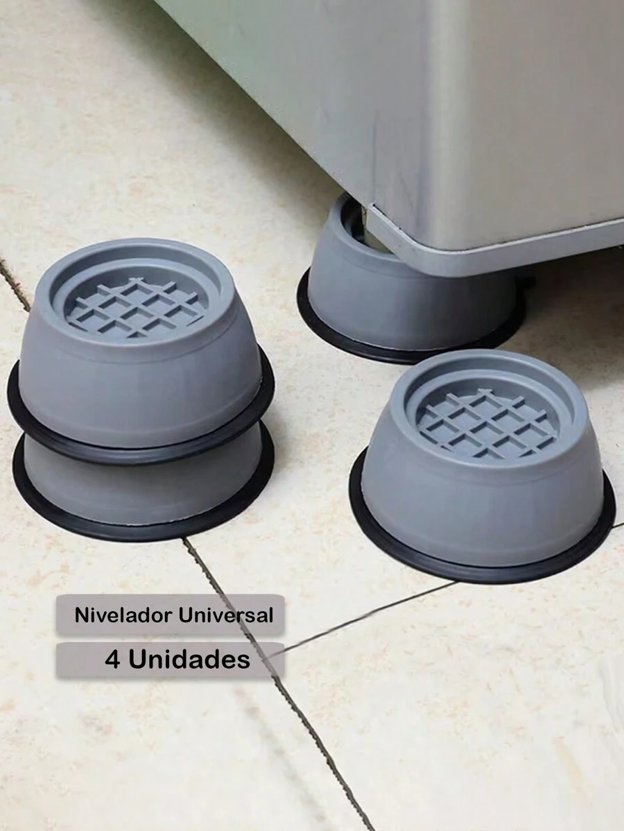 Set Of 4 Leveling Feet Furniture Stability Multipurpose Floor Protector - 彩色 - 查看 1