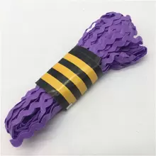 1pc 15yards 5mm Multicolor Polyester Ribbon Zig Zag Ribbons DIY Handmade Material For Wedding Party Christmas Decoration - Pick Colors - View 10