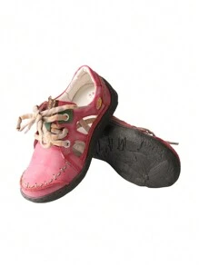 1 Pair Of Women's Breathable Moisture-Wicking Non-Slip Wear-Resistant Sports Casual Shoes - Đỏ - Xem 5