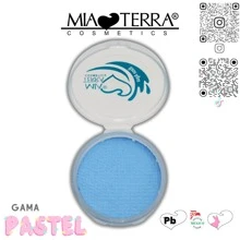 MIA TERRA COSMETIC´S - 10 Ml Pill Box Water-Based Fantasy Makeup For  Body Paint - PASTEL BLUE - View 1