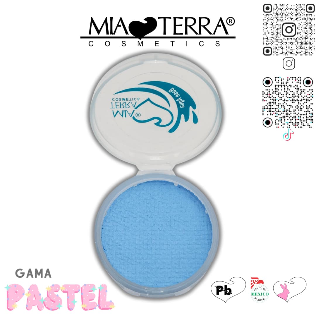 MIA TERRA COSMETIC´S - 10 Ml Pill Box Water-Based Fantasy Makeup For  Body Paint - PASTEL BLUE - View 1