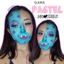 MIA TERRA COSMETIC´S - 10 Ml Pill Box Water-Based Fantasy Makeup For  Body Paint - PASTEL BLUE - View 4