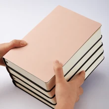 2 cuadernos con tapa blanda A5 grandes - Diario de trabajo y estudio universitario reflexivo - Páginas ultra gruesas y duraderas