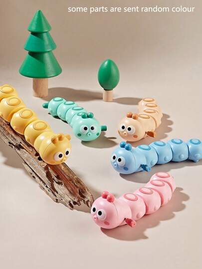 1/3 st Rolig Clockwork Caterpillar för barn, Wind Up Caterpillar Swing Toy, Priser Klassrum Incitament Belöning Party Favor Gift för barn, Roliga leksaker för barn. Vissa delar skickas i slumpmässig färg.