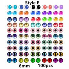 100pcs 6-12mm Photo Glass Cabochons Dragon Eyes Cat Eye Toys Handmade Dome Eyes DIY Jewelry Making Accessories - Eyes Glass Cabochons - View 26