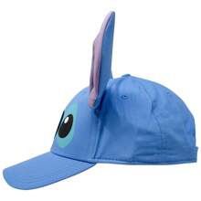 Lilo And Stitch Blue Disney Character Adjustable Strapback Hat - 藍色 - 查看 3