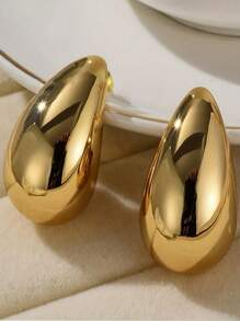 3pairs Fashion Stainless Steel Large & Jewelry For Women