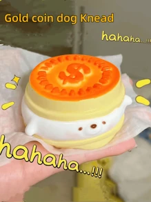 新款 Squishes 金币狗软玩具，柔软且缓慢上升，缓解压力创意礼物，软玩具，Taba 软玩具，玩具，软玩具缓慢上升，Taba 软玩具套装，压力，Taba 软玩具，猫，鸡 - 彩色 - 查看 10