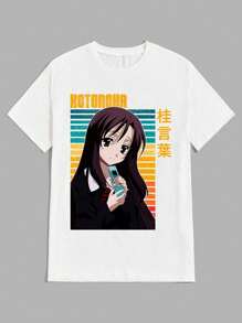 Anime Kotonoha T-Shirt Unisex 100% Cotton Streetwear New Release Shipping Various Colors!! - trắng - Xem 2