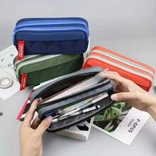 1pc Multi-Layer Large Capacity Simple Style Camouflage Pencil Case - Camouflage Pencil Case - View 6