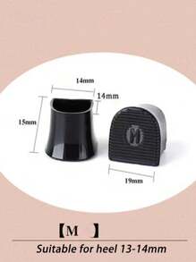 QKC 1 Pair Anti-Skid High Heel Protector Cover Shoes Stopper, For Women Sandals Women Pumps White Heels, Kitten Heels, Black Heels