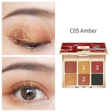 CATKIN 9-Color Neutral Eyeshadow Palette - Amber, Matte And Shimmer Eyeshadows With High Color Payoff - C05 Amber - View 4
