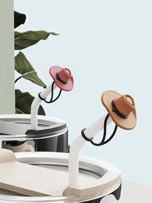 1pc  Cowboy Hat Shaped Silicone Straw Cover, Compatible With 30 Ounce And 40 Ounce Cups, 10mm 0.4 Inch Dustproof And Reusable, Cute Cup Straw Cover Accessory, - Multicolor - View 6