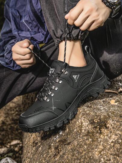 New Men Outdoor Climbing Shoes Slip Resistant Durable Trekking Shoes Toe Protection Hunting Tactical Boots Outdoor Sports Sneakers