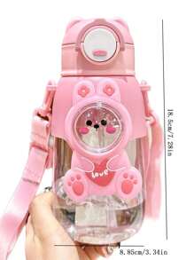 1 件装 600 毫升水杯 极具吸引力 防摔吸管杯 上学水壶、水瓶 - 水杯 - 查看 9