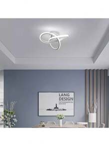 Lámpara Techo Baño Led Regulable Lus Moderna Colgante 3modos - Blanco - Ver 8