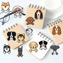 8 张/包狗猫熊水豚涂鸦贴纸，卡通手工 DIY 拼图贴纸 - 彩色 - 查看 4
