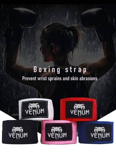 2 Stücke Boxbandagen Muay Thai Handwickel Bandagen Fitness Kampfsport Riemen Schweißabsorbierend Grappling Handwickel (nicht elastisch)