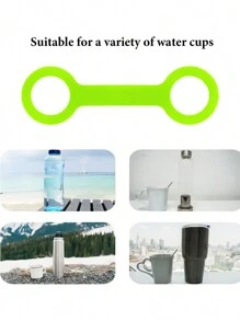 1pc/4pcs Water Bottle Holder, Handle, Cup Strap, Silicone Fixture Strap, Portable Mineral Water Bottle Carrier Suitable For Running, Cycling, Gym, Or Jogging - Multicolor - View 5