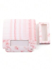 20入組空睫毛紙盒，睫毛盒，睫毛包裝盒，假睫毛專用盒 - 彩色 - 查看 24