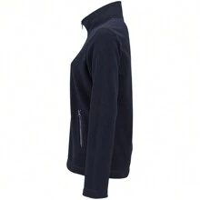 SOLS Womens/Ladies Norman Fleece Jacket (Navy) - Navy Blue - View 3