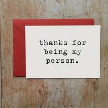Thank You For Being My Person/Just Because Card/Thank You Gift For Friends/Card For Best Friend/Best Friend Card/Best Friend Birthday Card,Christmas - Multicolor - View 1