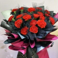 20 张双面双色字母图案包装纸，加厚防水银色英文字母礼品包装纸，适用于圣诞节、婚礼、生日、节日花束