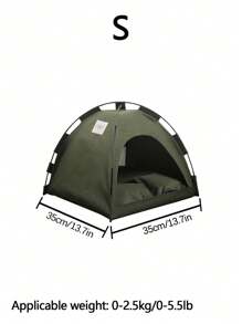 1 件透气可洗轻质纯色宠物帐篷适合所有季节的小型猫和狗