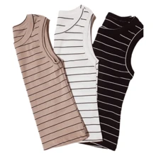 Regata Femenina Listrada Básica Bicolor Ribana