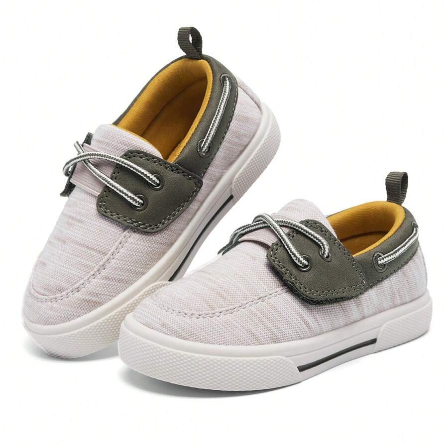 Tombik Toddler Boys & Girls Boat Shoes Kids Canvas Sneakers (Toddler/Little Kid)