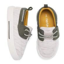 Tombik Toddler Boys & Girls Boat Shoes Kids Canvas Sneakers (Toddler/Little Kid) - WALNUT - View 10