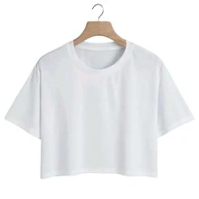 Kit 3 Cropped Women's T-Shirt Blouse In Cotton - 彩色 - 查看 2