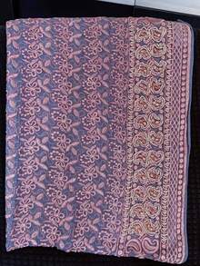 手工刺绣桑蚕丝穆斯林头巾，阿拉伯风格头巾，带隐藏式下巴带，伊斯兰头巾披肩，马来西亚围巾，中东头巾 - 彩色 - 查看 10