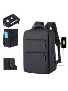 Mochila grande de 15.6 pulgadas con puerto de carga USB externo, multifuncional para negocios, viajes, compras y mochila talla grande fácil. Mochila de viaje Scream Bag, mochila de invierno, mochila del Día de San Valentín, artículos esenciales de viaje, mochila escolar grande, mochila para portátil, mochila de camping