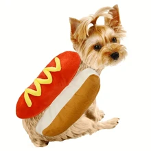Disfraz de mascota estilo hamburguesa, disfraz de mascota divertido de perro caliente, disfraz de perro para Halloween