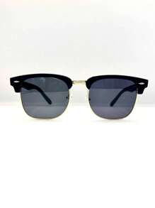 CLUBMASTER Style Men's/Women's - Black - View 7