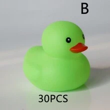 30PCS Evil Witch Rubber Duck With Purple Lips - Perfect For Halloween Decorations, Party Gifts, Car Hangers, And Bathroom Water Ducks - Multicolor - View 11