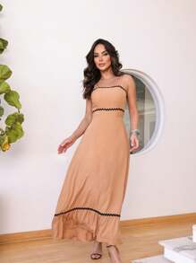 Sianinha Midi Dress (0056) - Beis - Ver 2